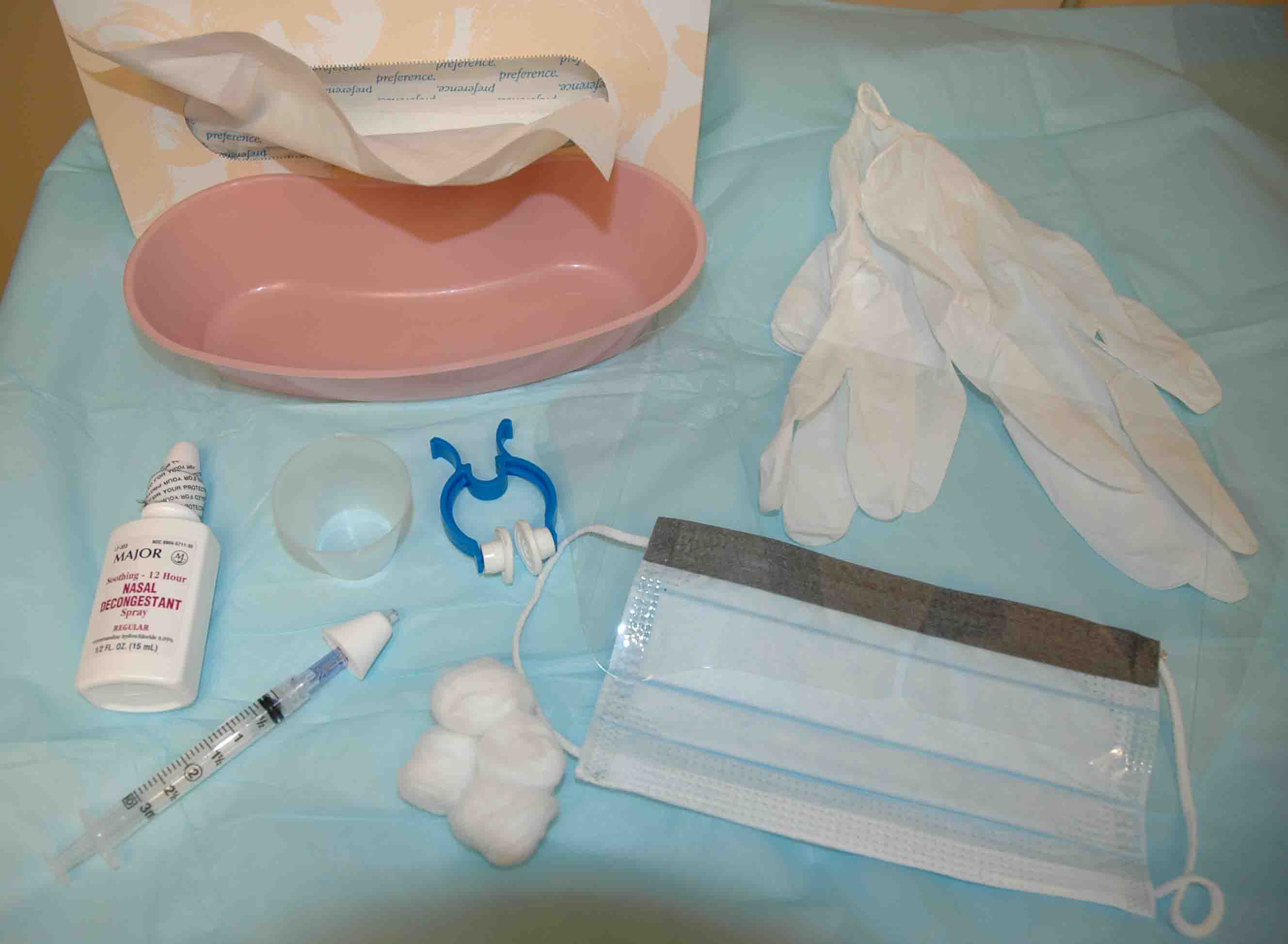 Epistaxis tray